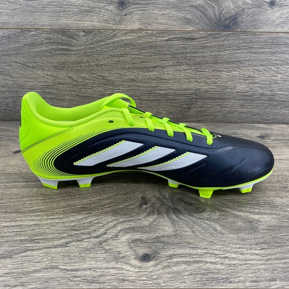 Adidas Copa Pure III Club Mens Soccer Cleats Navy Neon Yellow JR2896 Size 9 NEW - Picture 6 of 15